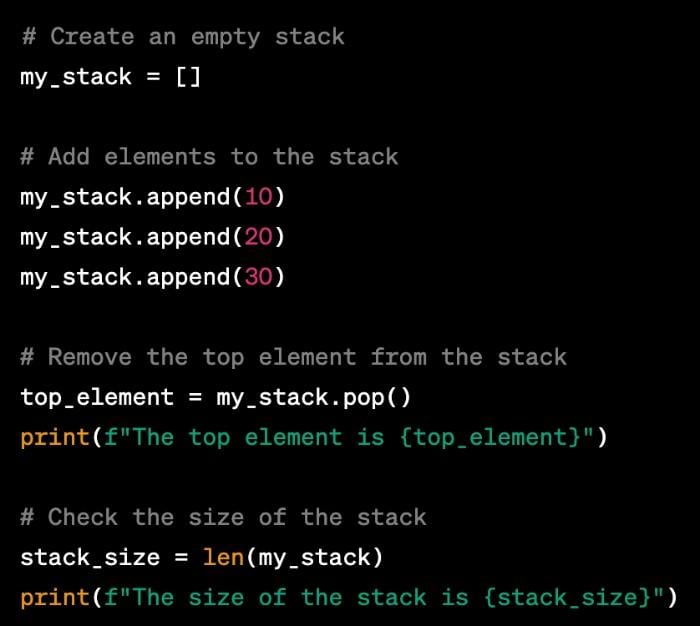 How to Create a Stack in Python